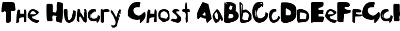 The Hungry Ghost font