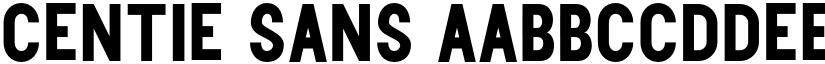 Centie Sans font