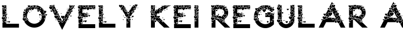 Lovely Kei Regular font