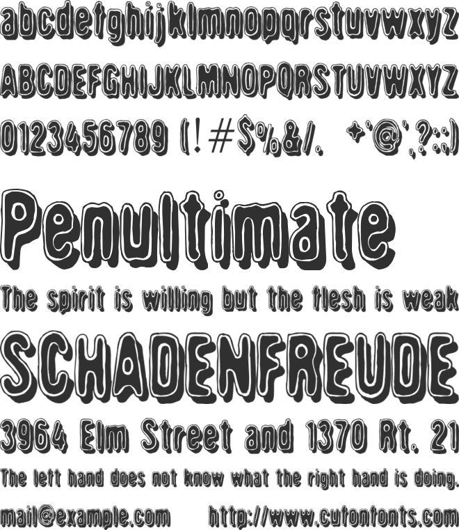 Griswold font preview