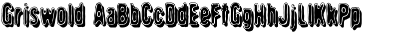 Griswold font