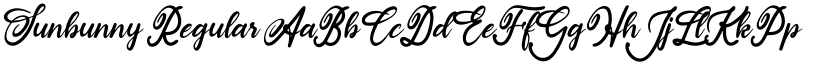 Sunbunny Regular font