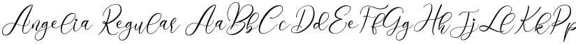 Angelia Regular font