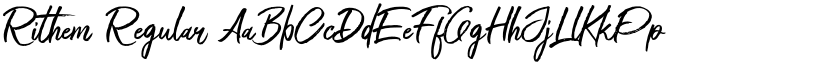 Rithem Regular font