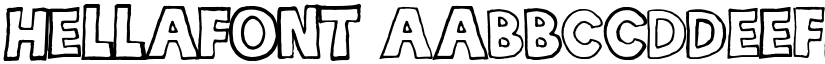 hellafont font