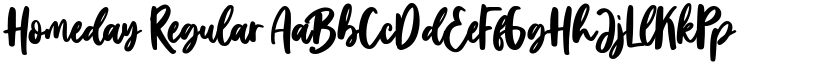 Homeday font download