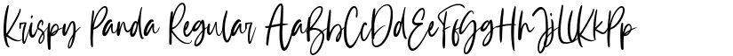 Krispy Panda Regular font