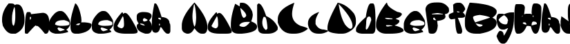 OneLeash font