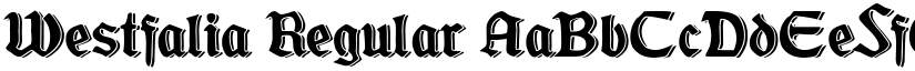 Westfalia font download