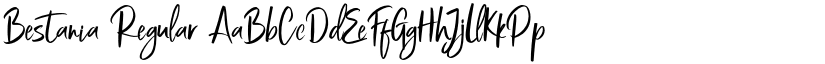 Bestania Regular font