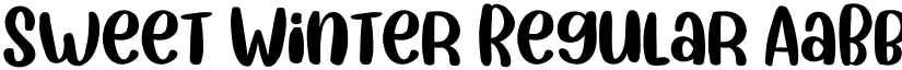 Sweet Winter Regular font