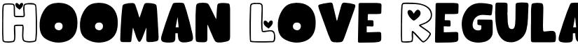 Hooman Love Regular font