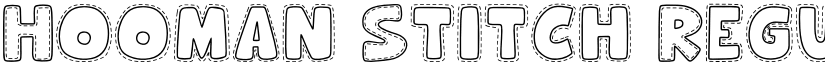 Hooman Stitch Regular font