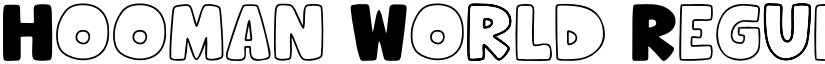 Hooman World Regular font