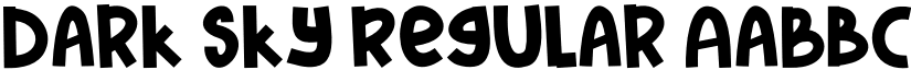 Dark Sky Regular font
