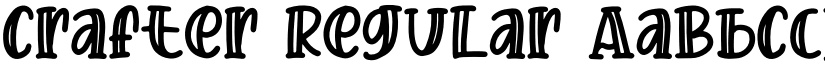 Crafter Regular font