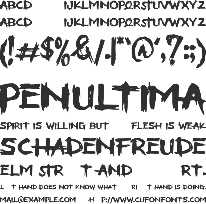 STOOHA font preview