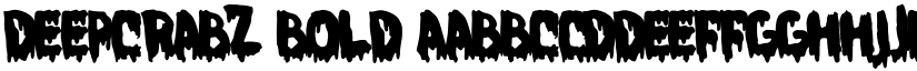 DeepCrabz Bold font