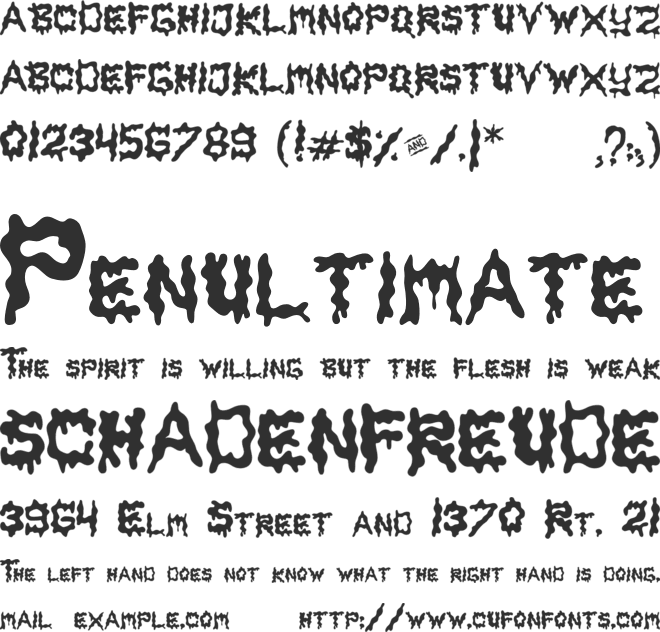 Slabs font preview
