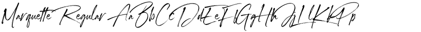 Marquette Regular font
