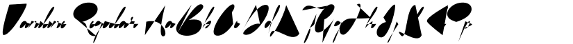 Vaniline font download