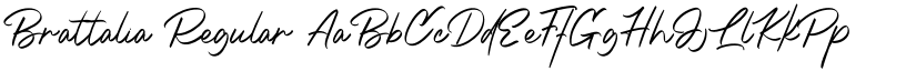 Brattalia font download