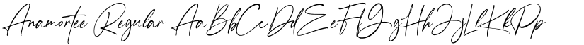 Anamortee font download