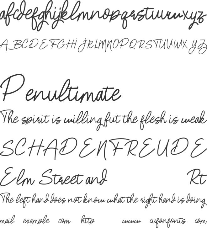 The Big Battalyon font preview