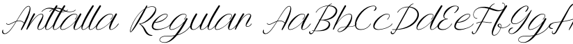 Anttalla Regular font
