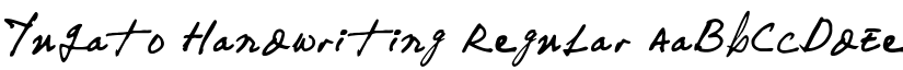 Yuqato Handwriting Regular font