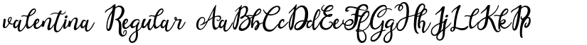valentina Regular font