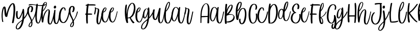 Mysthics Free Regular font