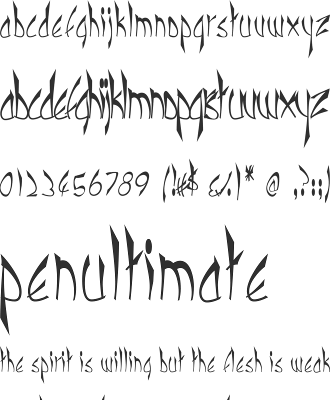 Cbe Normal font preview