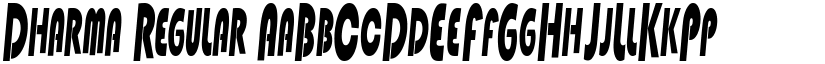 Dharma Regular font