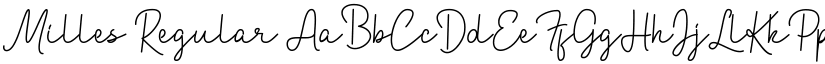 Milles Regular font