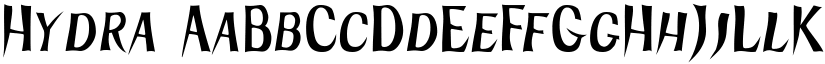 Hydra font
