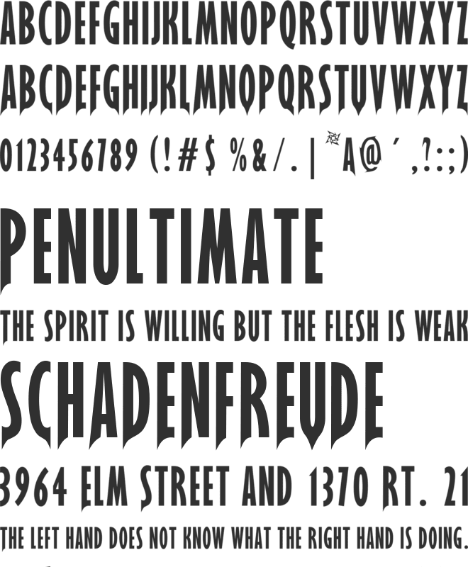 Load font preview