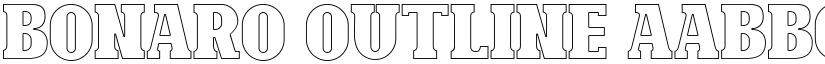 Bonaro Outline font