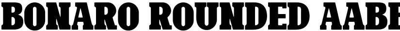 Bonaro Rounded font