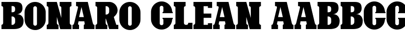 Bonaro Clean font