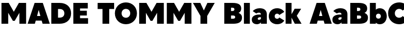 MADE TOMMY Black font
