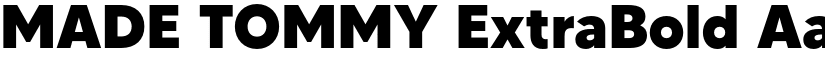 MADE TOMMY ExtraBold font