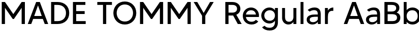 MADE TOMMY Regular font