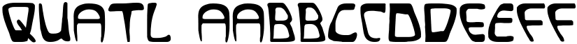Quatl font