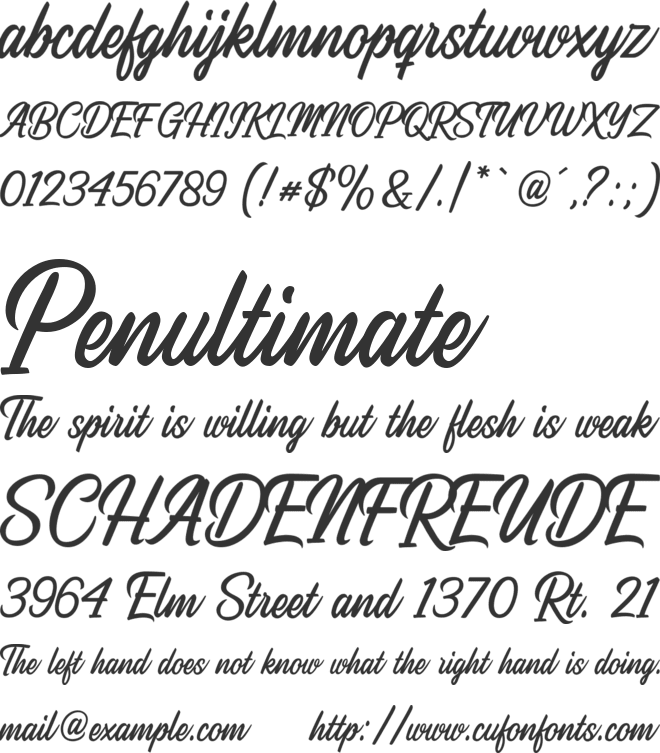 Redotika font preview