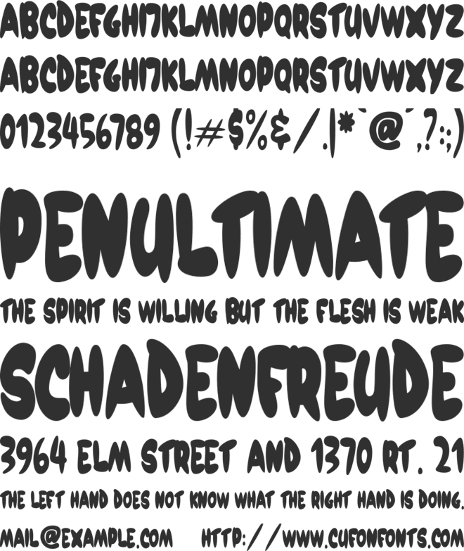 Pedro Marker font preview