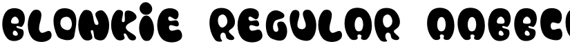Blonkie Regular font