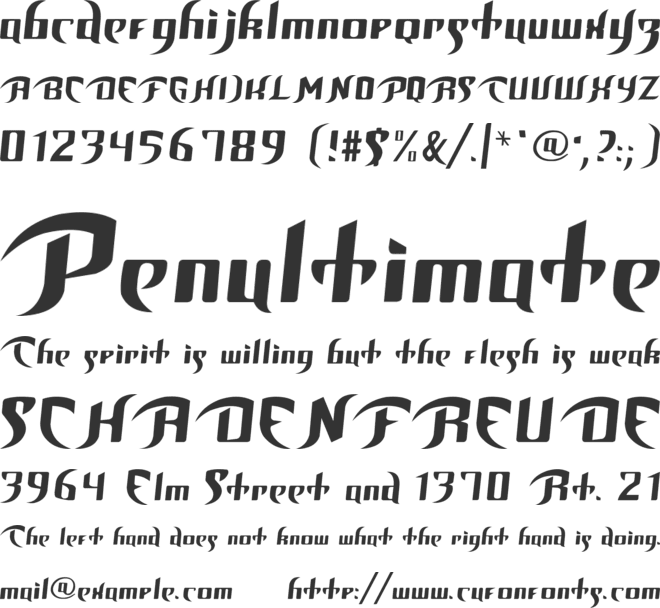 Unofficial BoP Font font preview