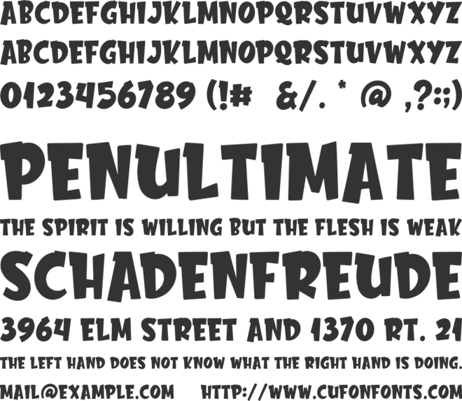 Chester Network font preview