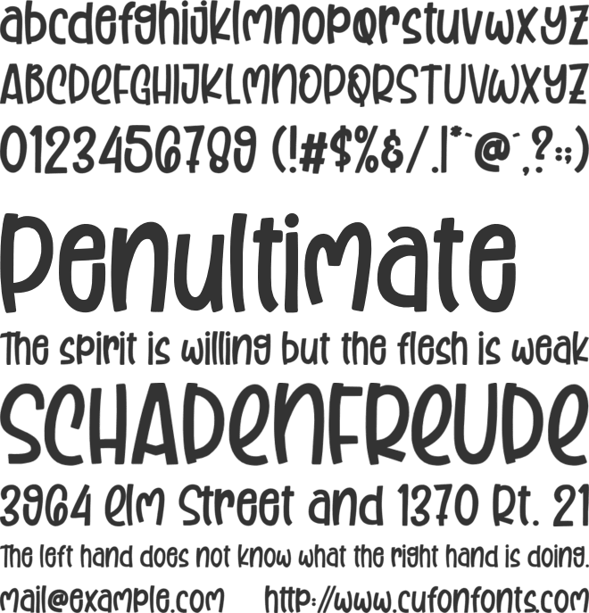 Strong Boyz font preview